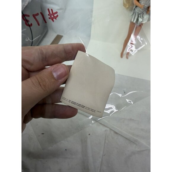 W/ NECKLACE Vintage 1987 Jewel Secrets Barbie Doll #1737 in Silver Mini Dress + - Picture 14 of 14